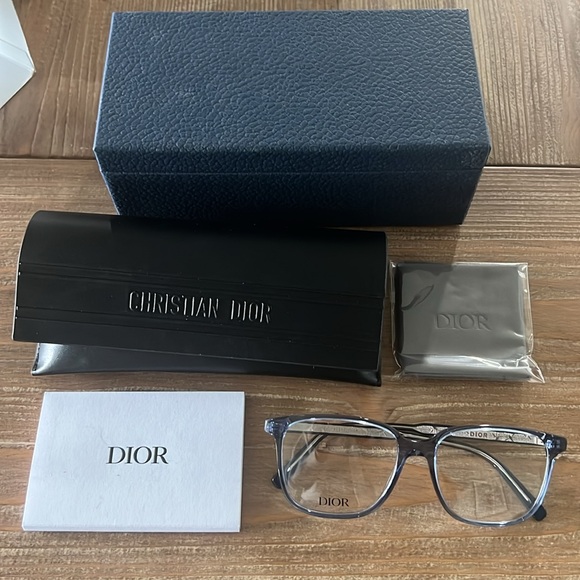 Dior Blue Eyeglasses - Designer eyeglasses - Picture 1 of 7